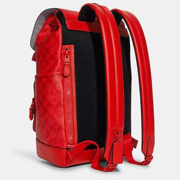 "New" Coach The Sprint Backpack in Signature Jacquard - Picture 3 of 4